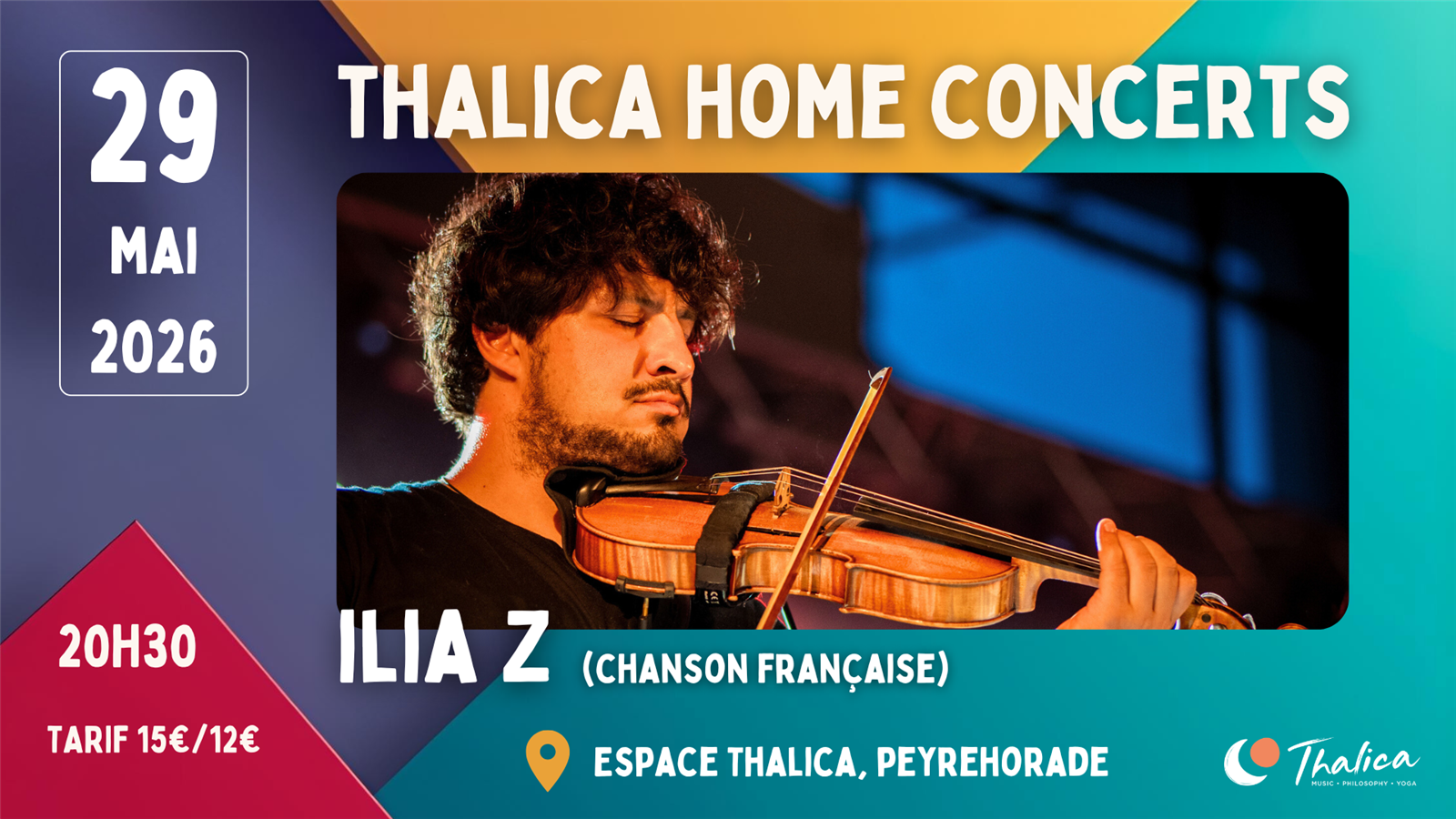 Thalica Home Concerts : Ilia Z (Chanson Française)