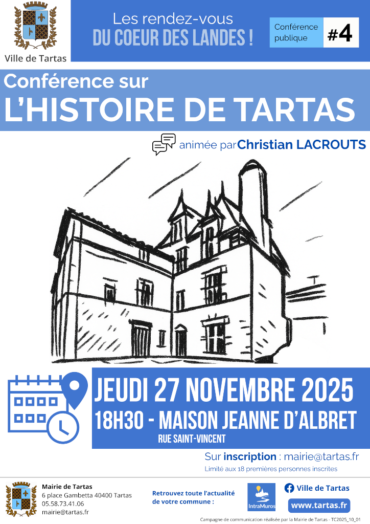 Conférence sur l'hitoire de TARTAS