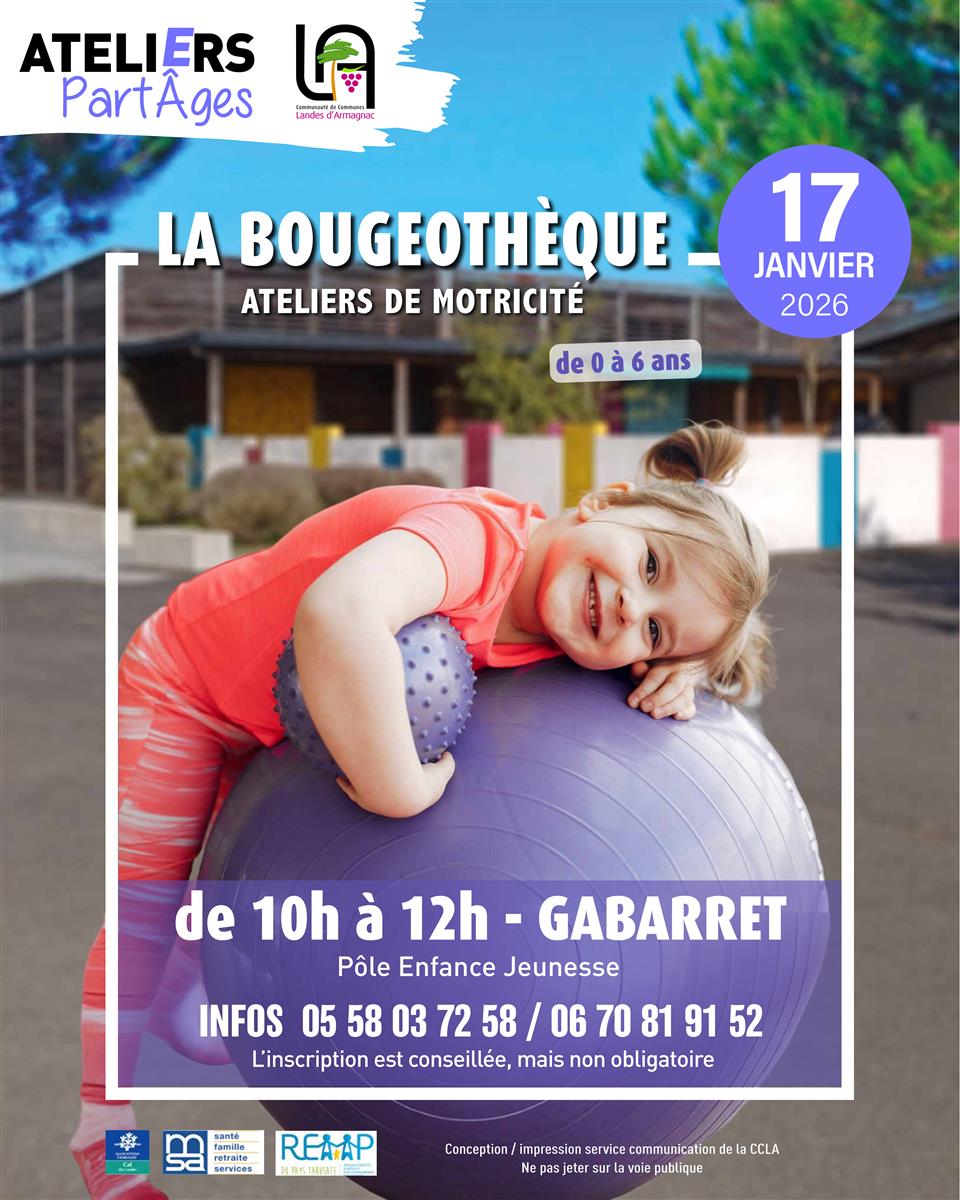 Ateliers PartÂges : la bougeothèque