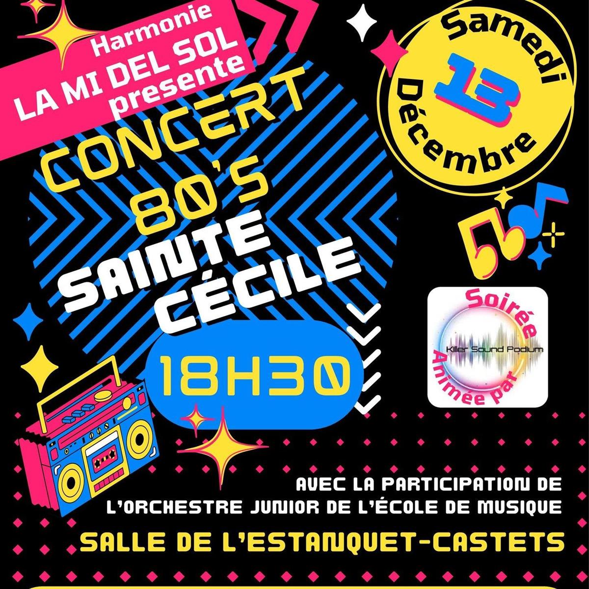 Concert de la Ste Cécile 80'S