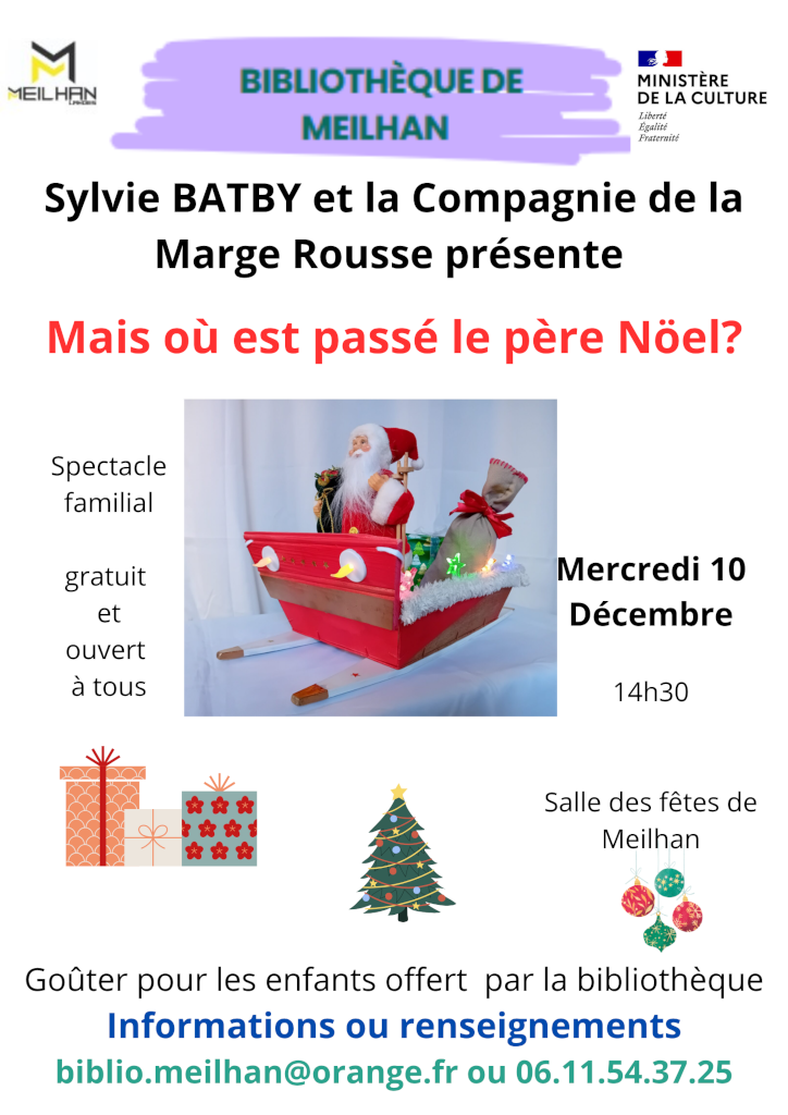 Spectacle: "Mais où est passé le Père-Noël ?"