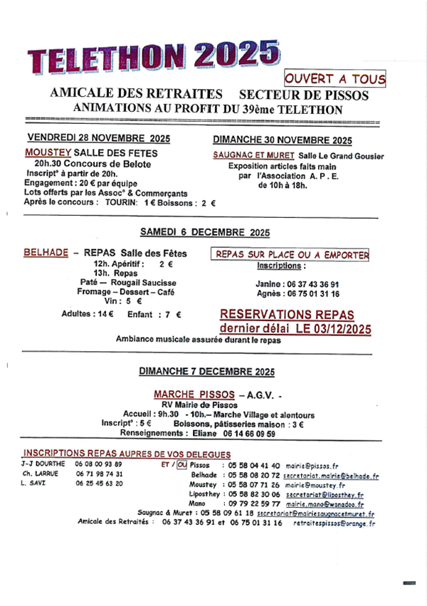 TÉLÉTHON 2025