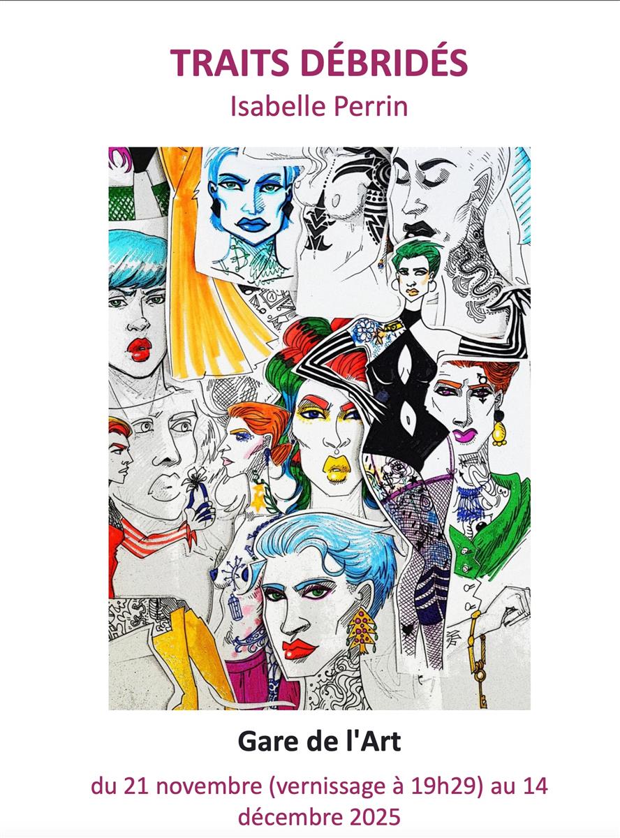 Expo Isabelle Perrin "Traits débridés "