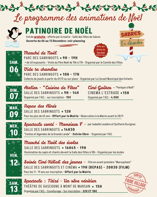 Noël à Sabres