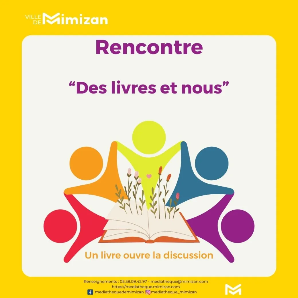 Rencontre Des livres ... - Crédit: Mediatheque_Mimizan | CC BY-NC-ND 4.0