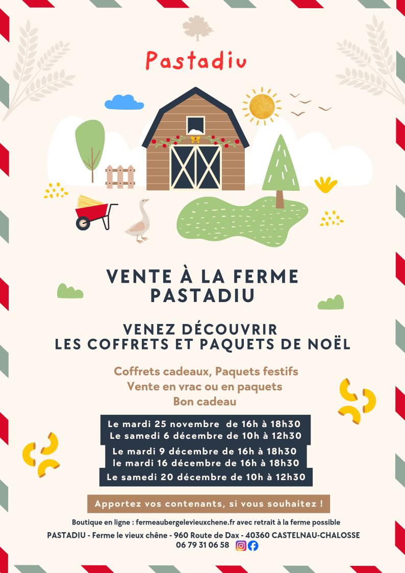 Vente à la ferme - Pastadiu