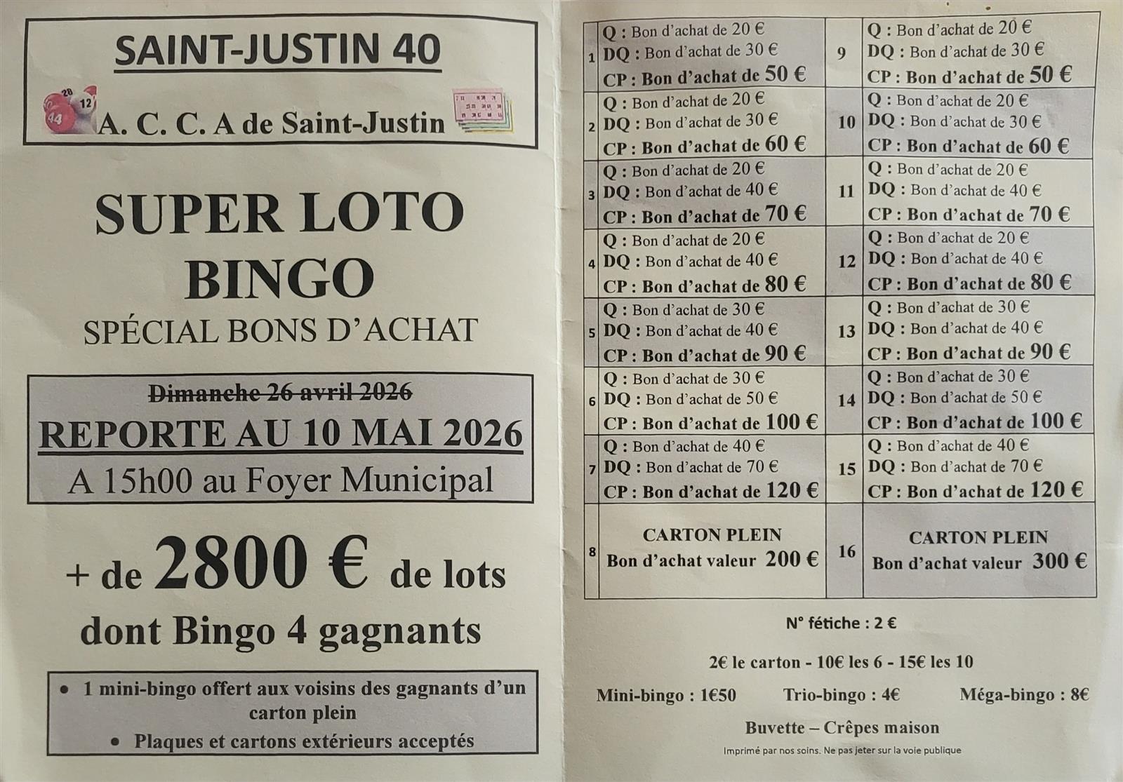 Super Loto Bingo