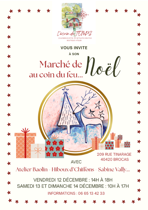 Marché de Noël au coin du feu
