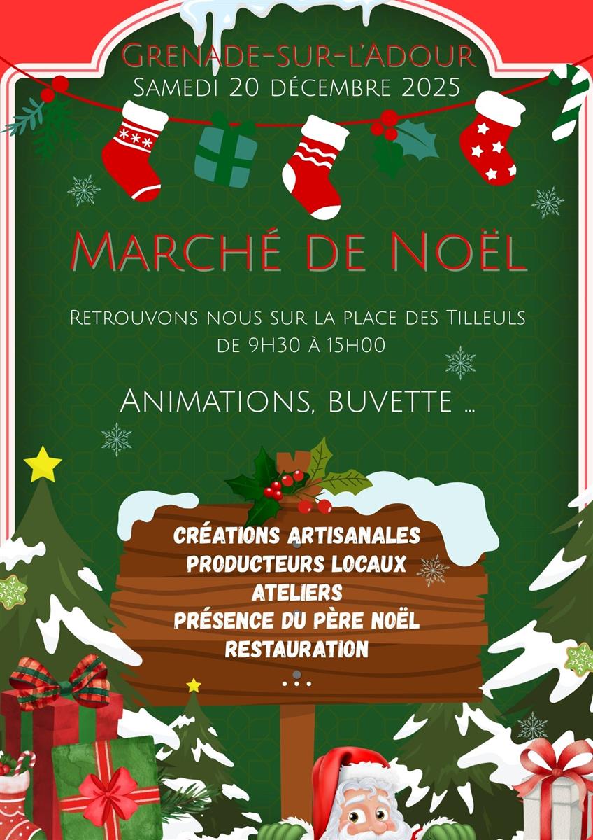 Marché de Noël de Grenade sur l'Adour