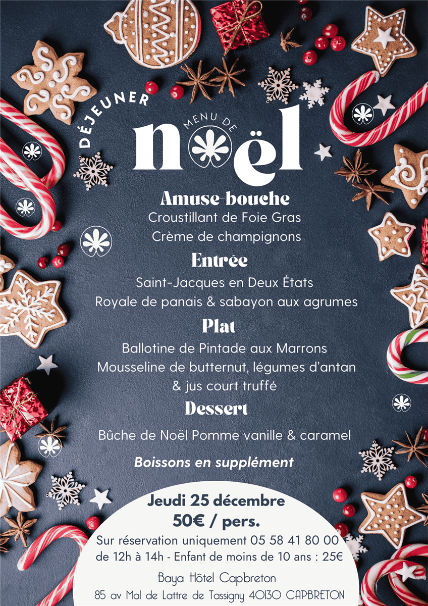 Noël 2025 au Bistro BAYA
