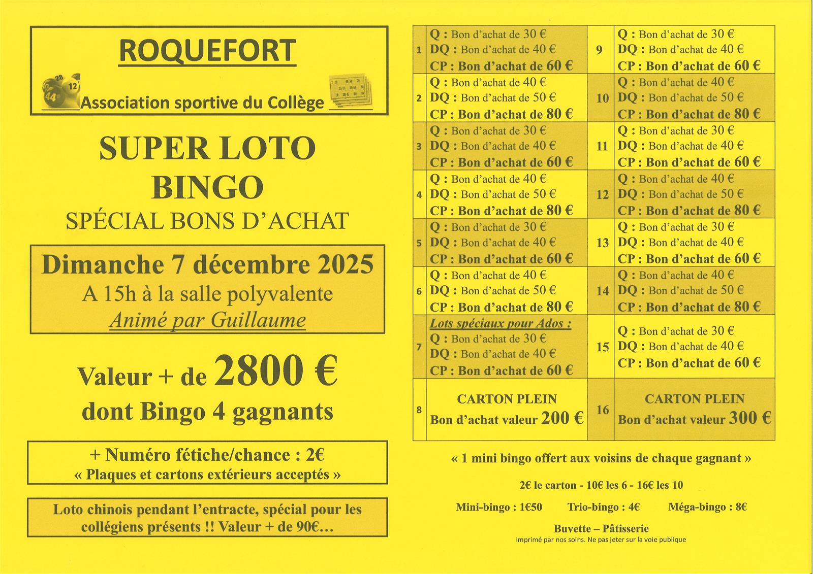 Super Loto Bingo