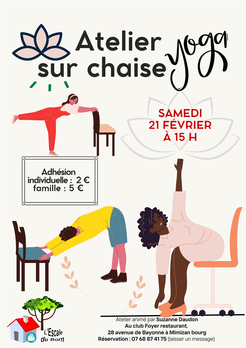 Atelier Yoga sur chaise