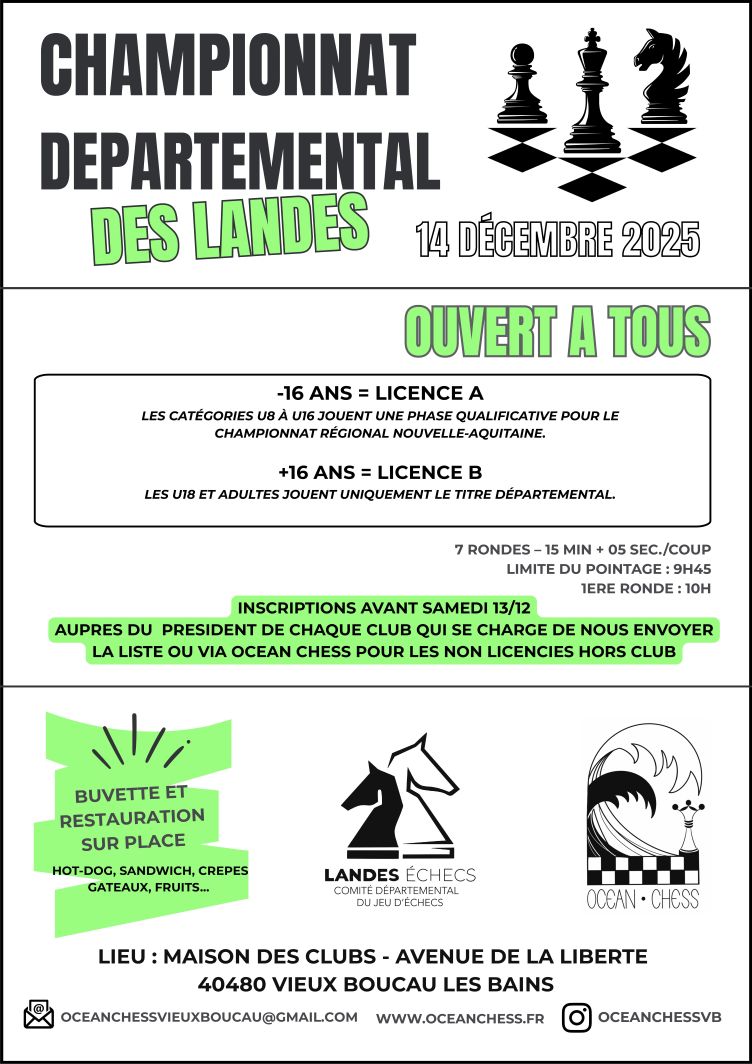 Tournoi d'Echecs
