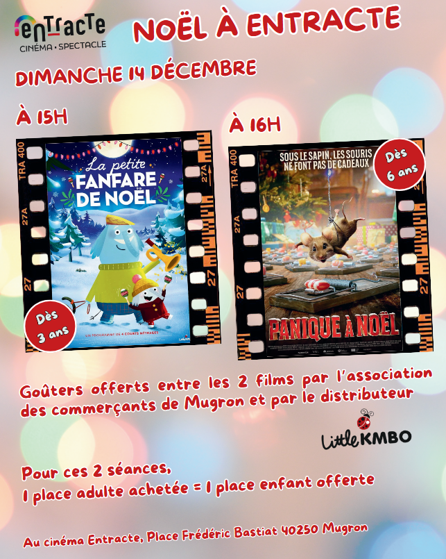 Ciné famille – Noël à Entracte 2025