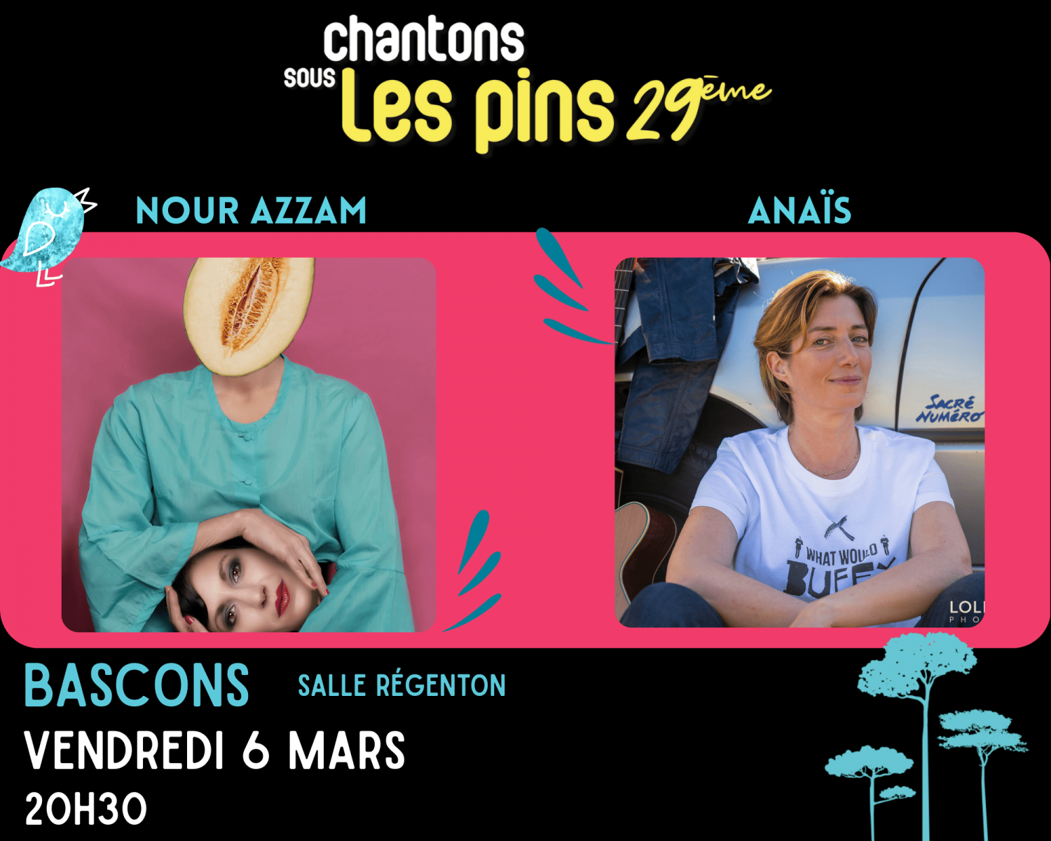 Chantons sous les Pins - Nour Azzam & Anaïs -  ...