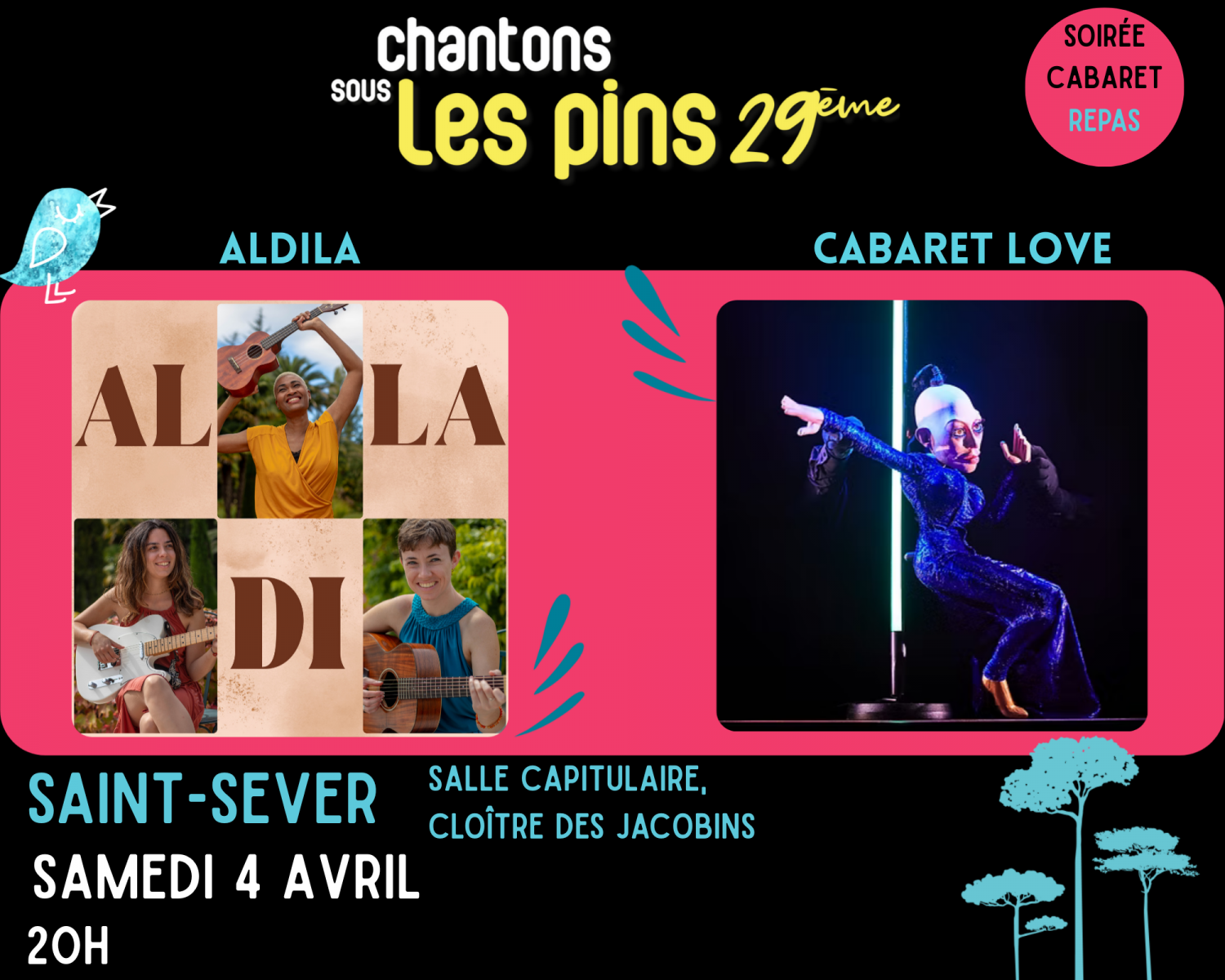 Chantons sous les Pins - Aldila & Cabaret Love ...