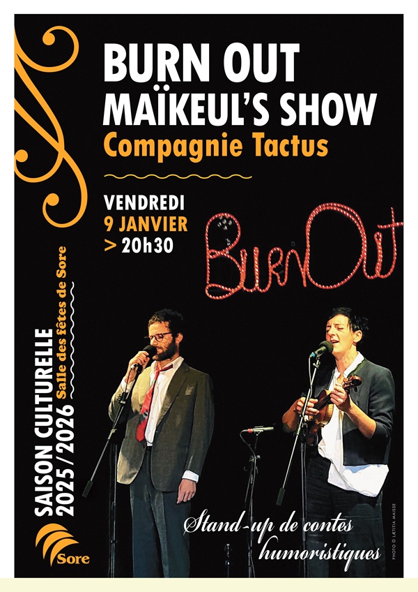 Burn out Maikeul's show : Cie Tactus Stand up  ...