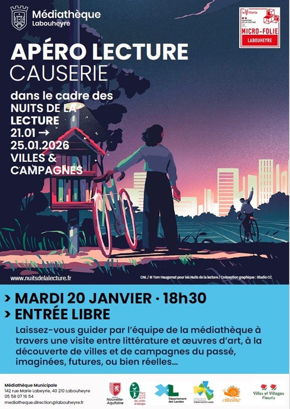 Apéro Lecture Causerie (Nuits de la lecture 2026)