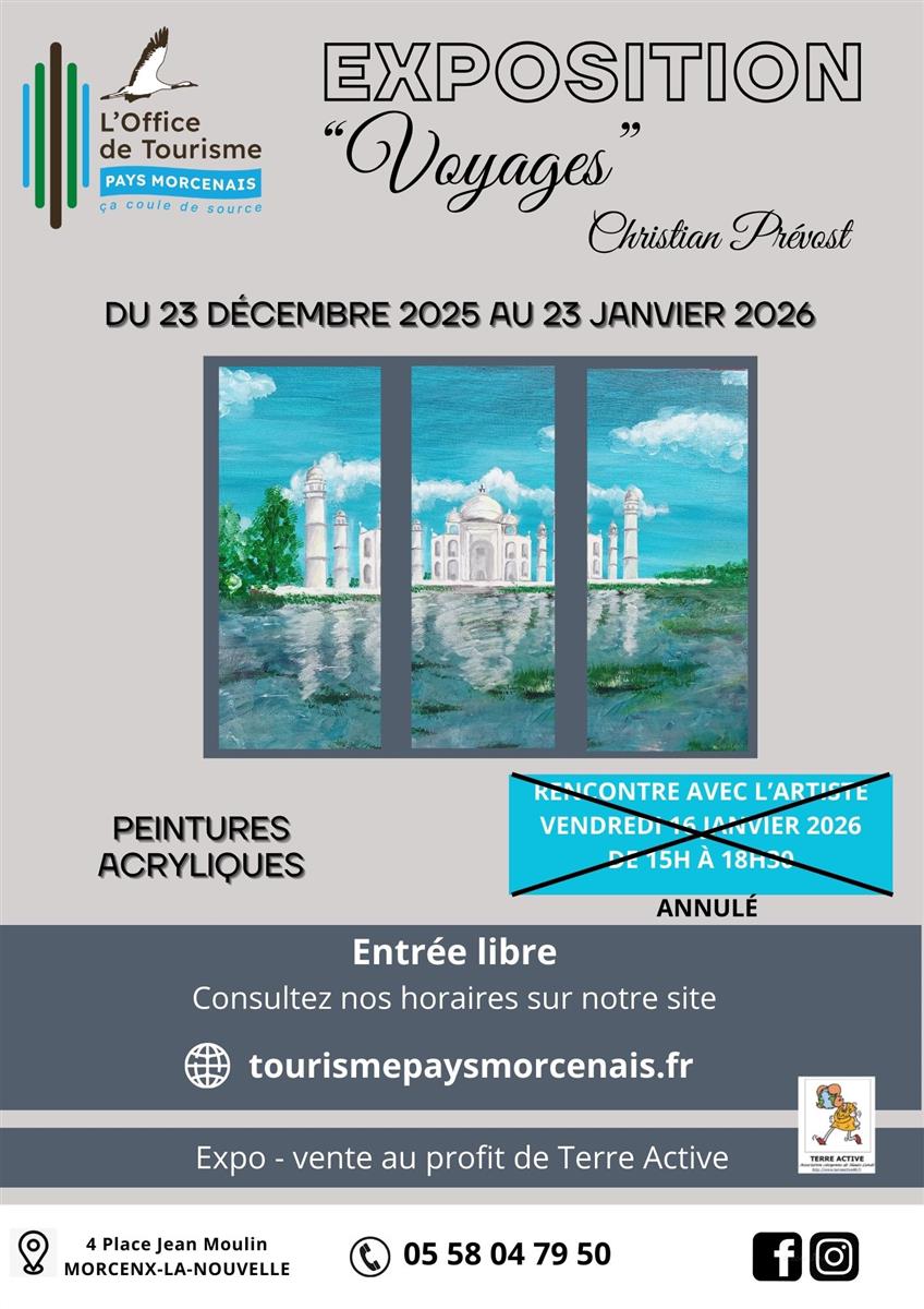 Exposition peintures "Voyages"