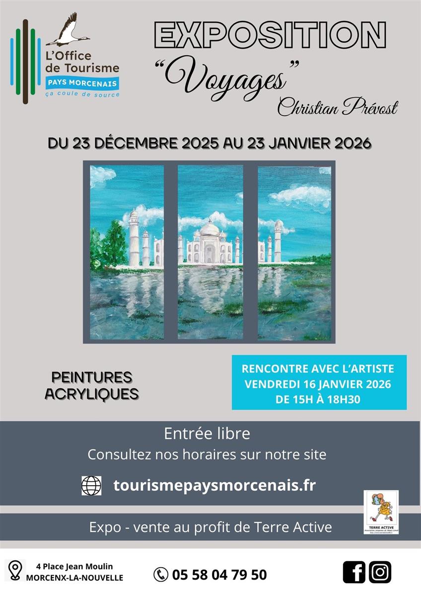 Exposition peintures "Voyages"