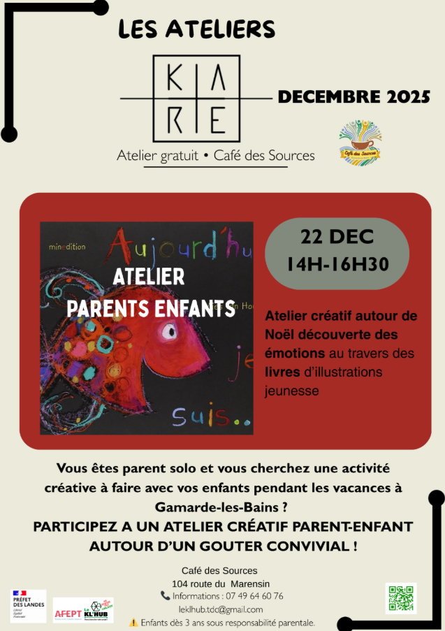 Les ateliers du Kare - Atelier parent-enfant