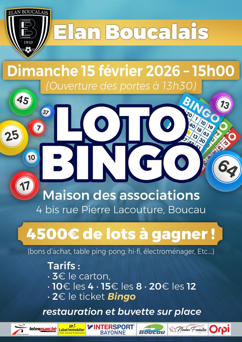 Loto de L'elan Boucalais