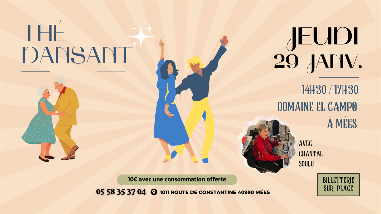 Thé dansant avec Chantal Soulu