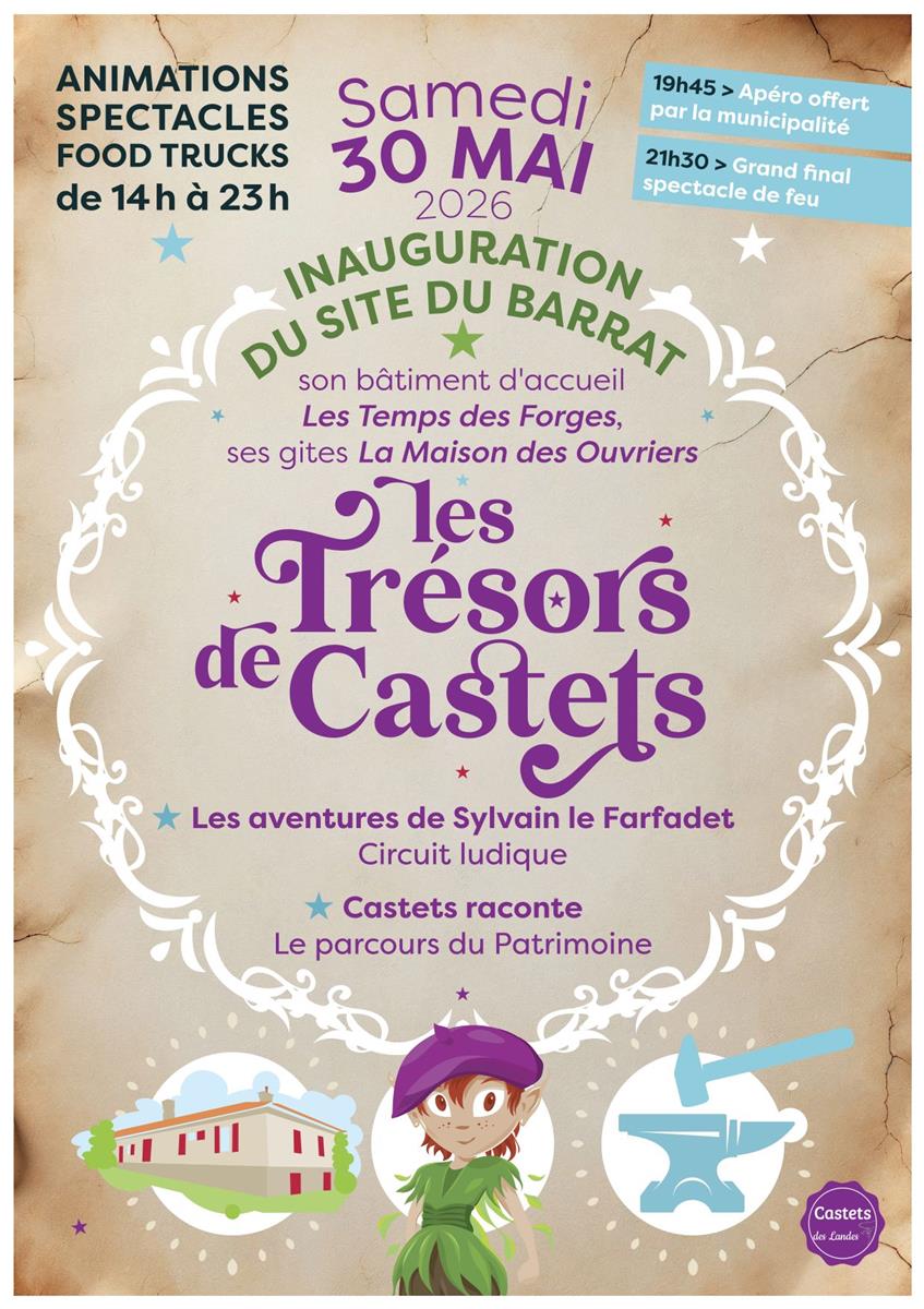 Inauguration "Les trésors de Castets"