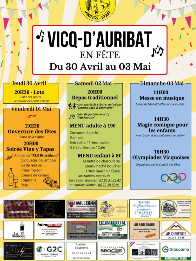 Fêtes locales de Vicq-d'Auribat