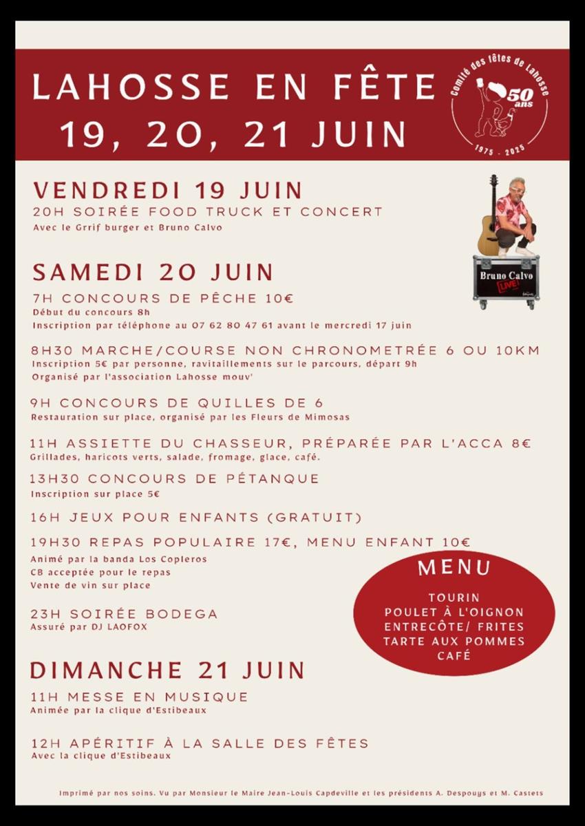 Fêtes locales de Lahosse