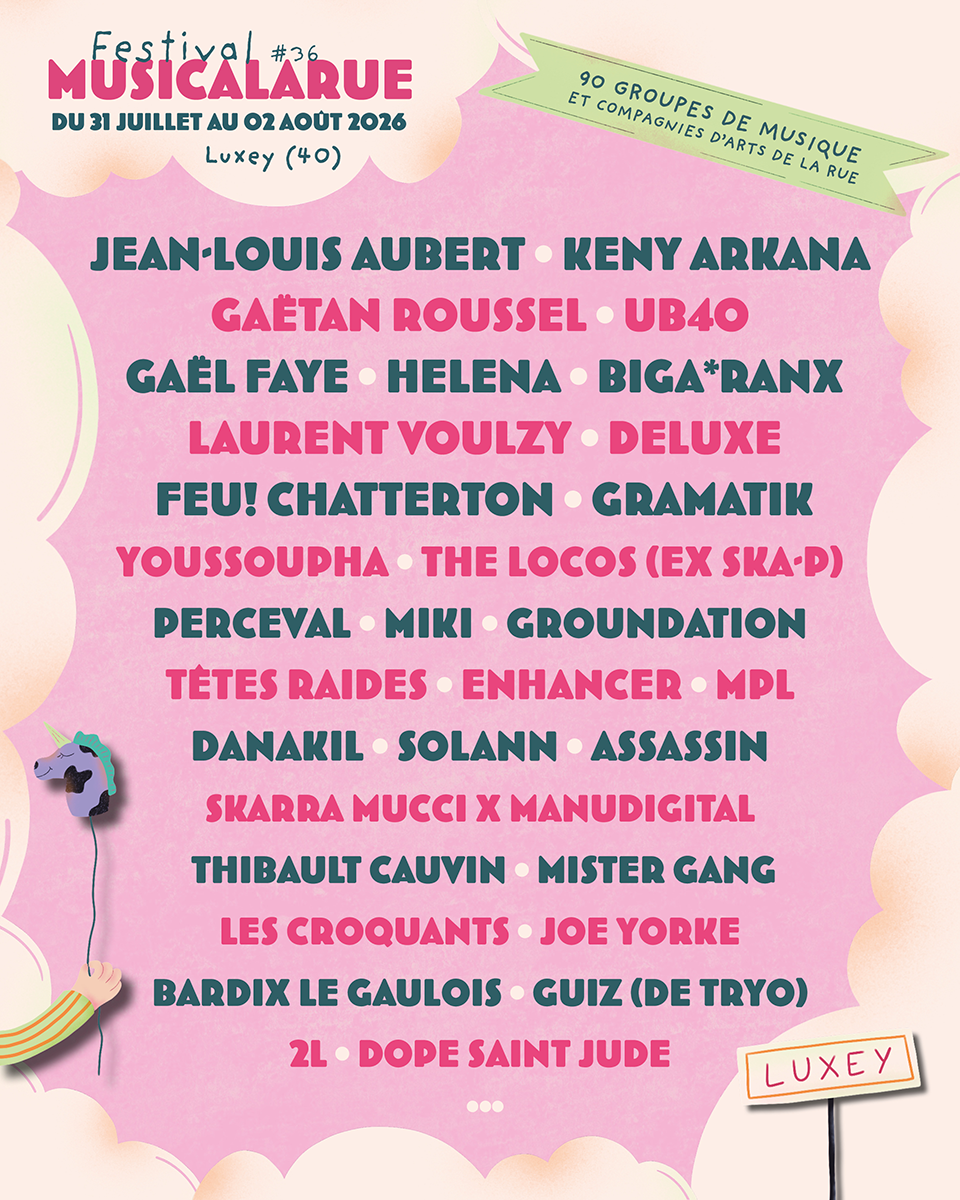 Musicalarue 2026, découvrez vite la prog’ comp ...