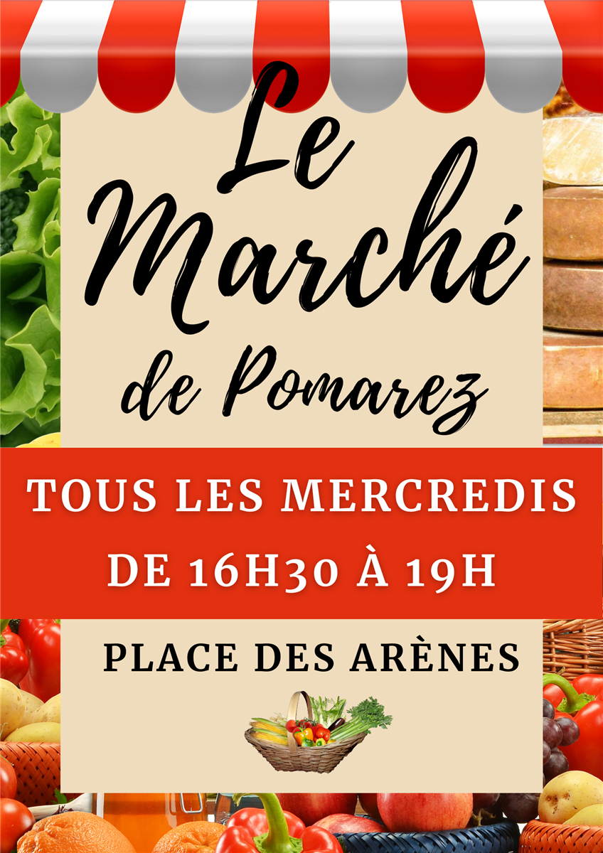 Marché à Pomarez - Crédit: Mairie Pomarez | CC BY-NC-ND 4.0
