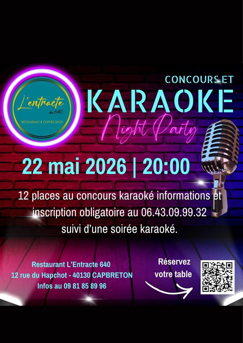 Karaoké Nigh Party à l'Entracte du 640