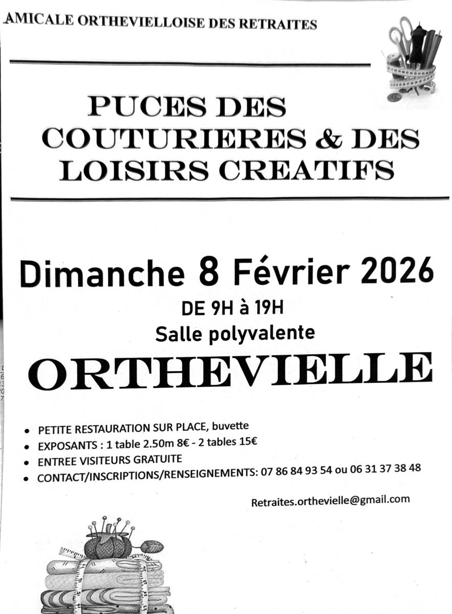 Puces des couturières et des loisirs créatifs