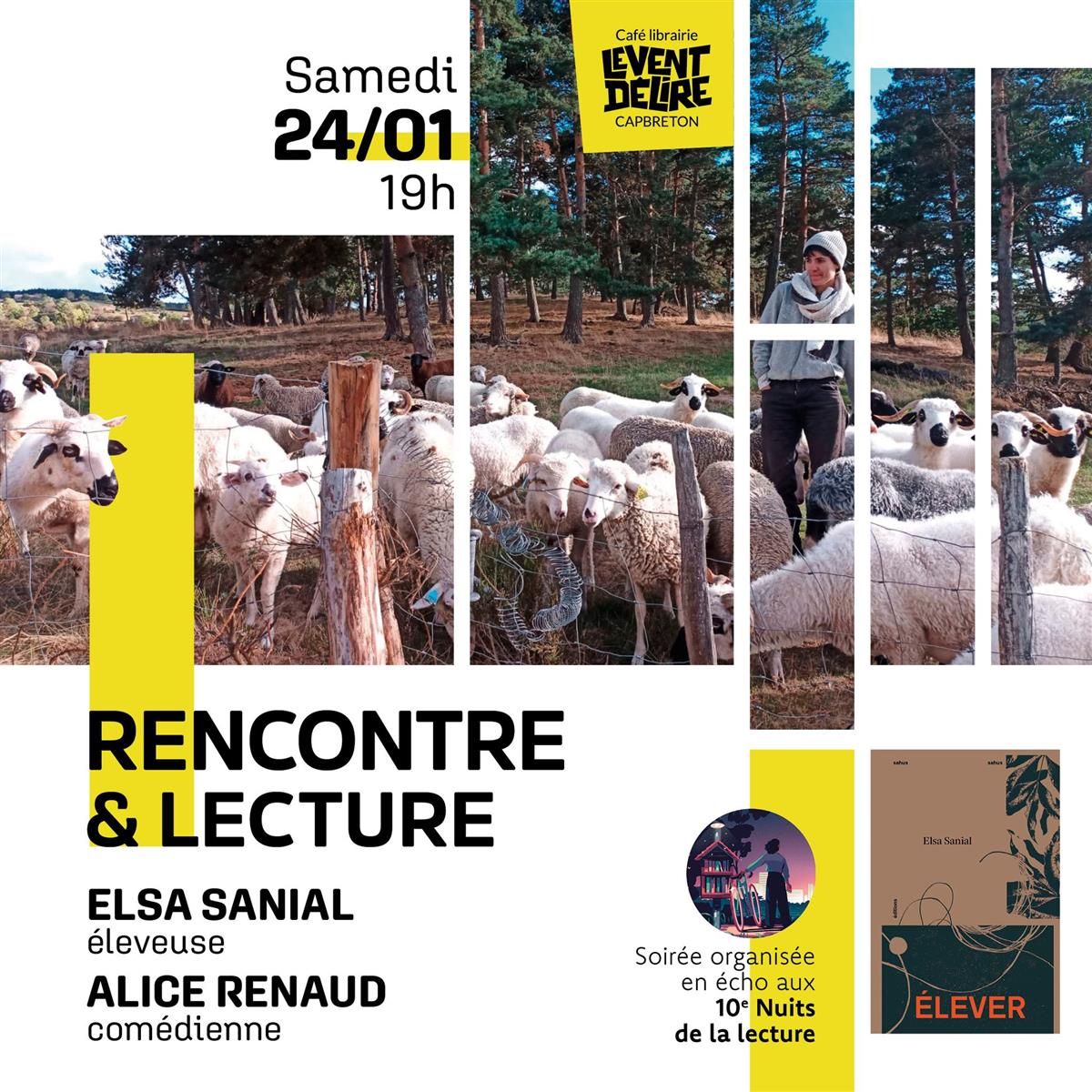 Rencontre Lecture - Librairie Vent Délire