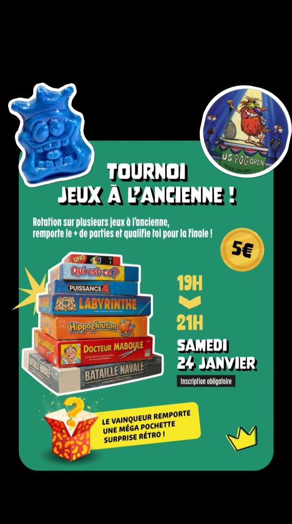 Tournoi Jeux à l'ancienne