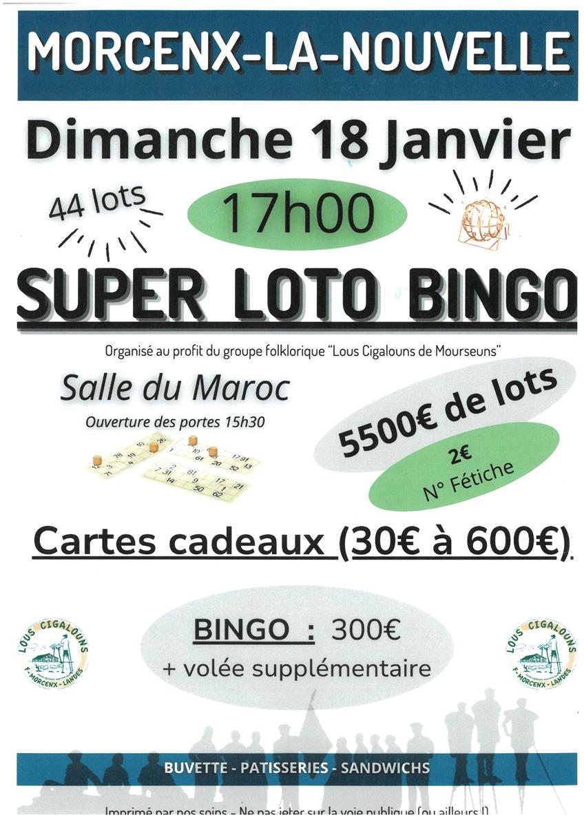 Super Loto Bingo - Lous Cigalouns