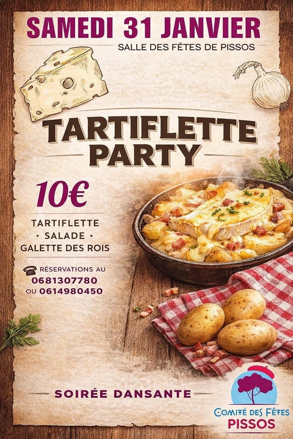 TARTIFLETTE PARTY