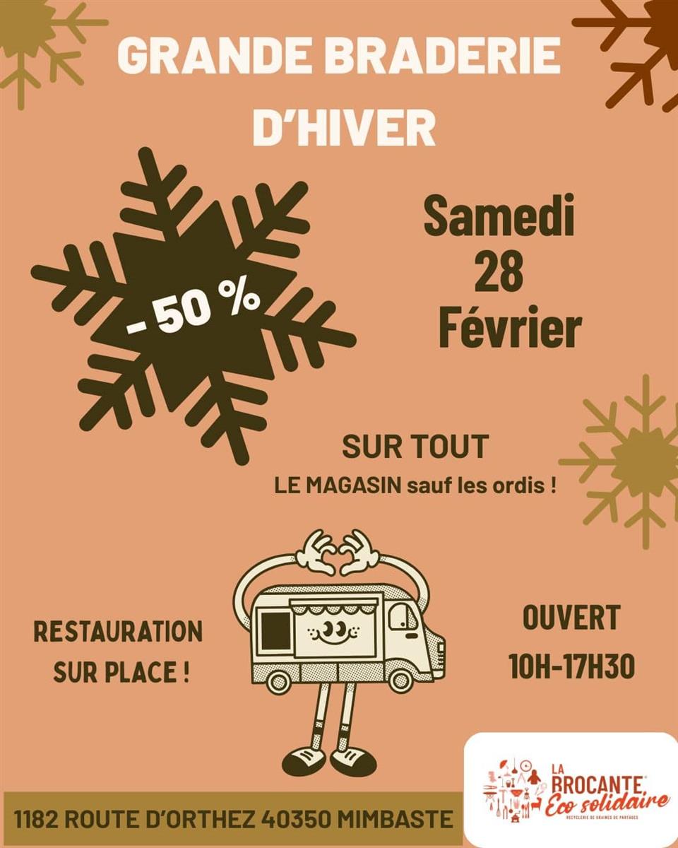 Grande braderie d'hiver