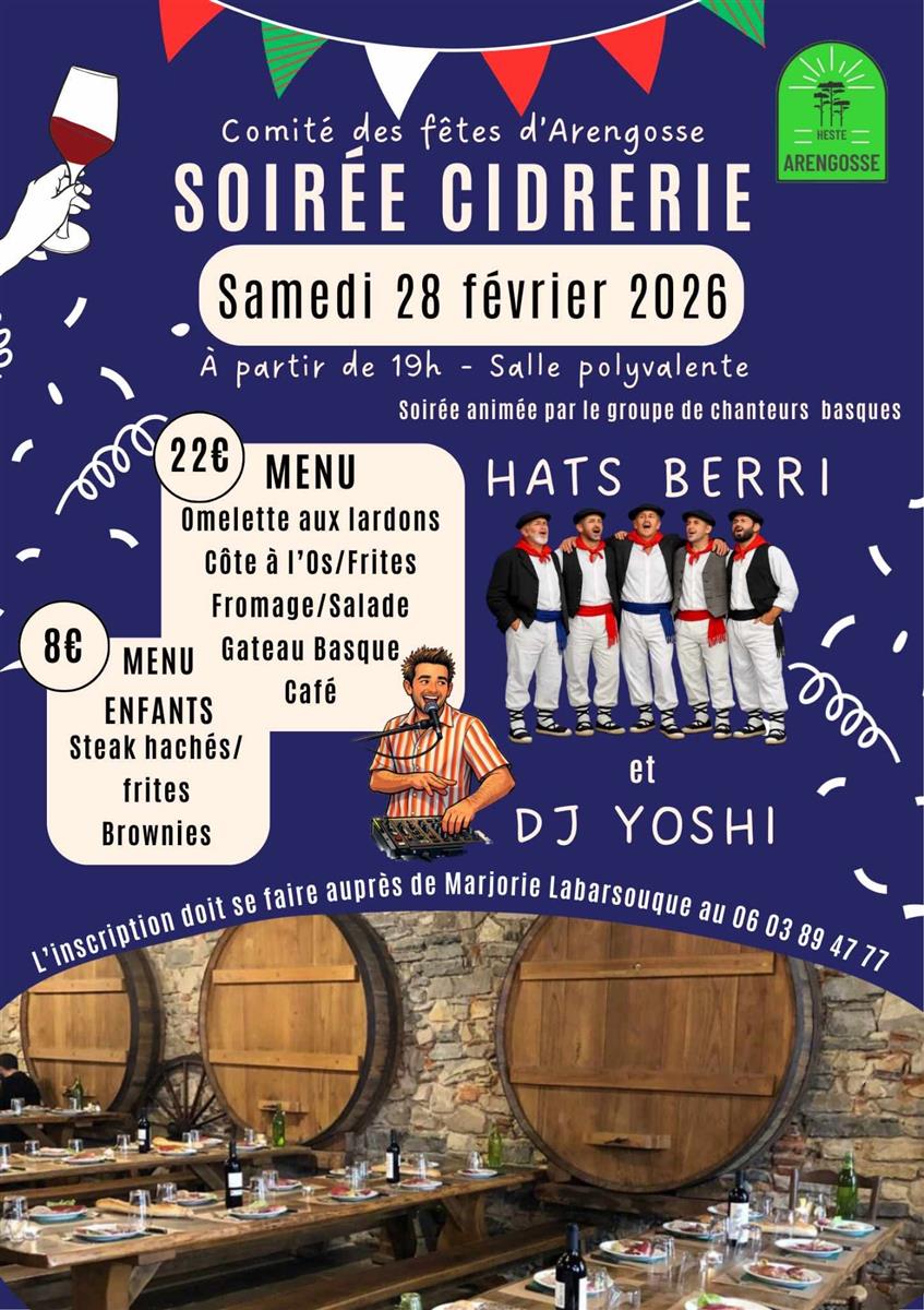 Soirée cidrerie