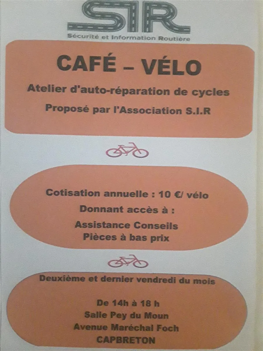 Atelier autoréparatio ... - Crédit: café vélo Capbreton | CC BY-NC-ND 4.0