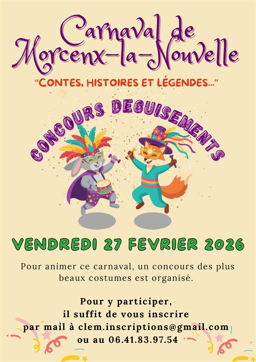 Carnaval - Concours déguisements