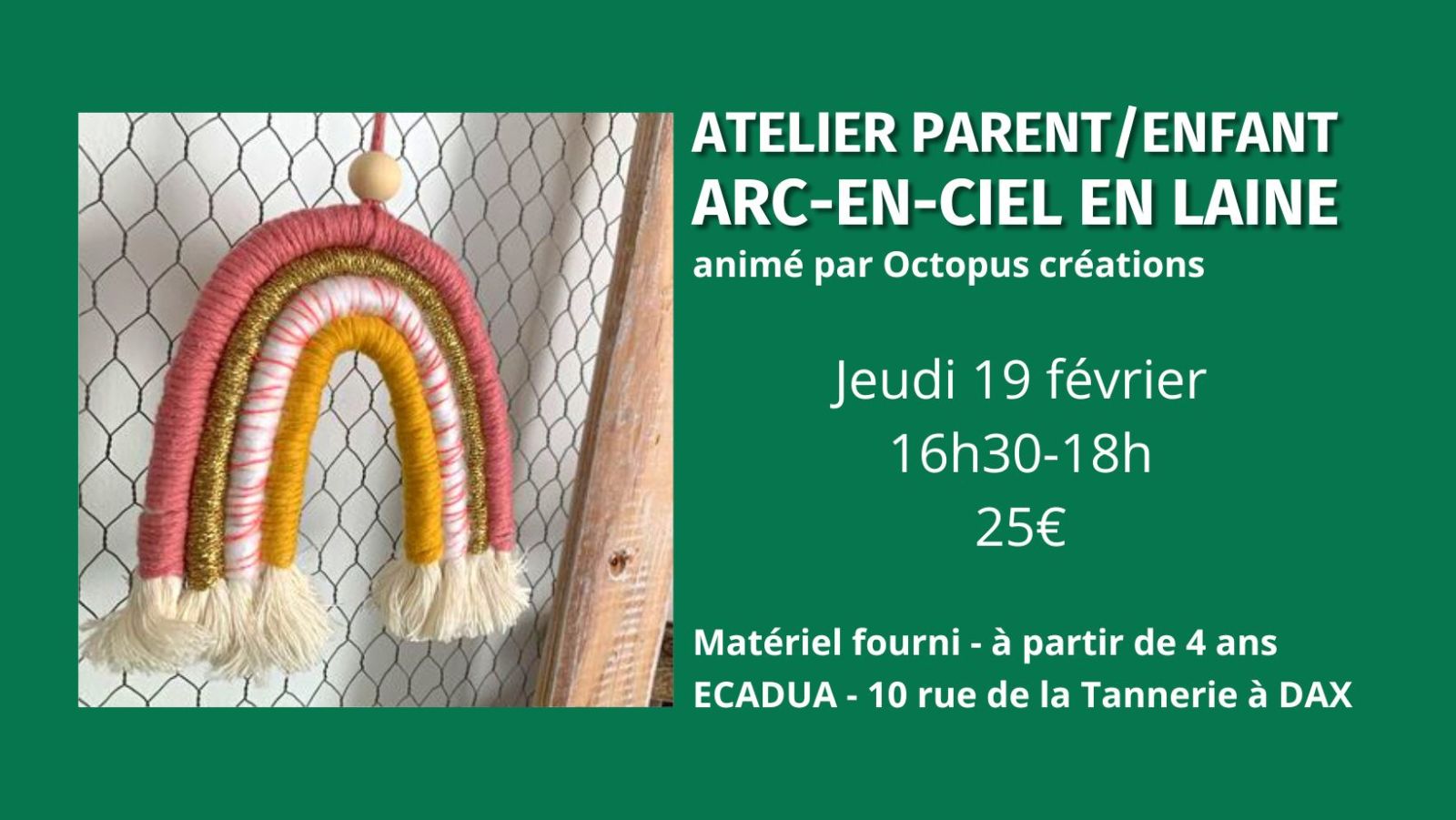 Atelier créatif Arc-en-ciel à suspendre – en d ...