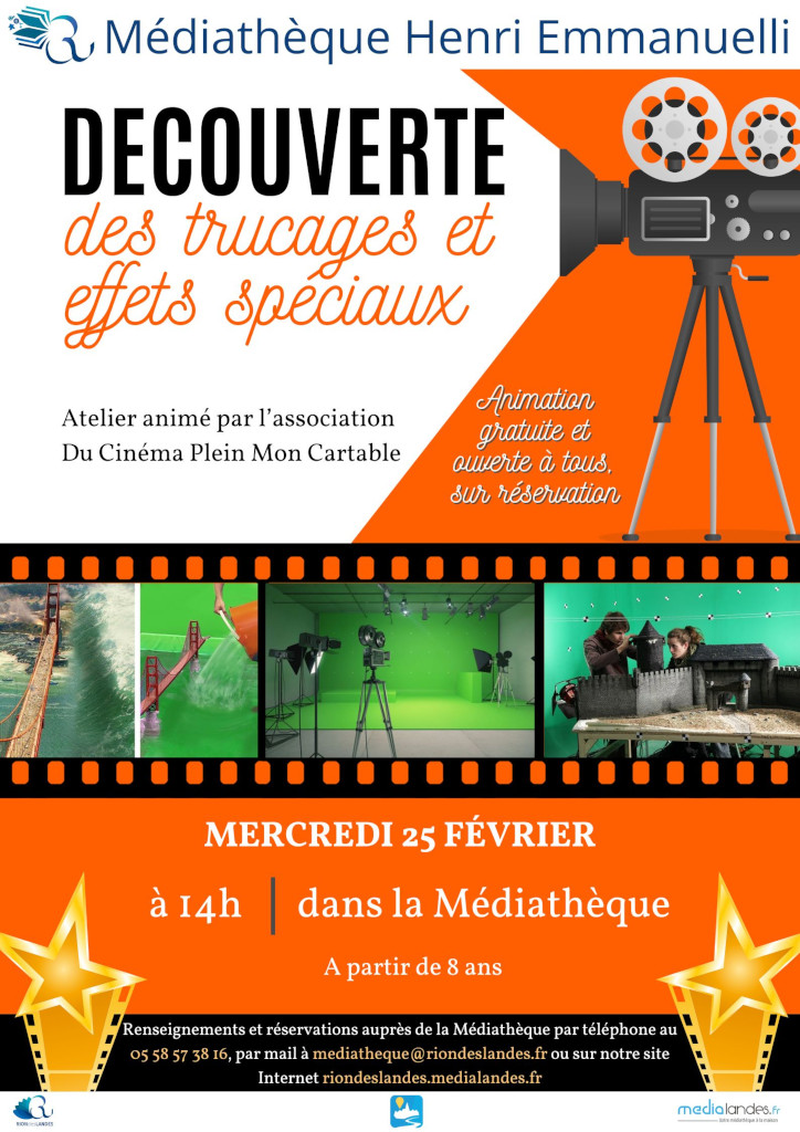 Découverte des trucages et effets spéciaux