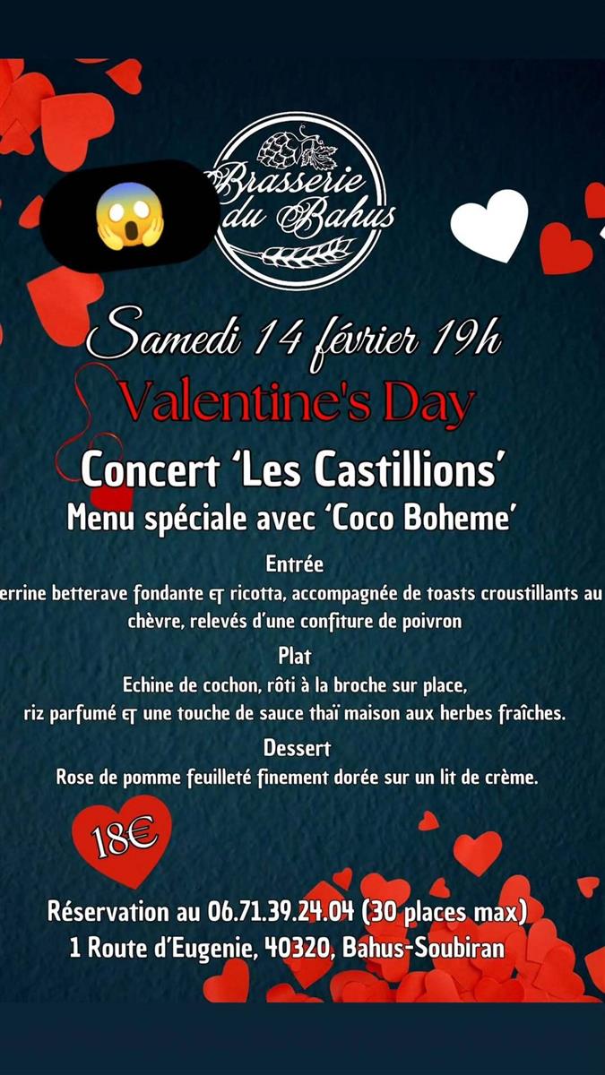 Saint-Valentin à la Brasserie du Bahus