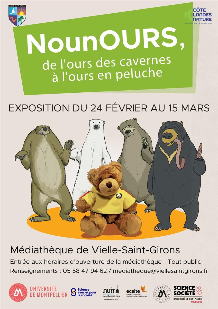 Exposition "NounOURS, de l'ours des cavernes à ...