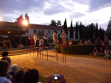 Spectacle folklorique landais