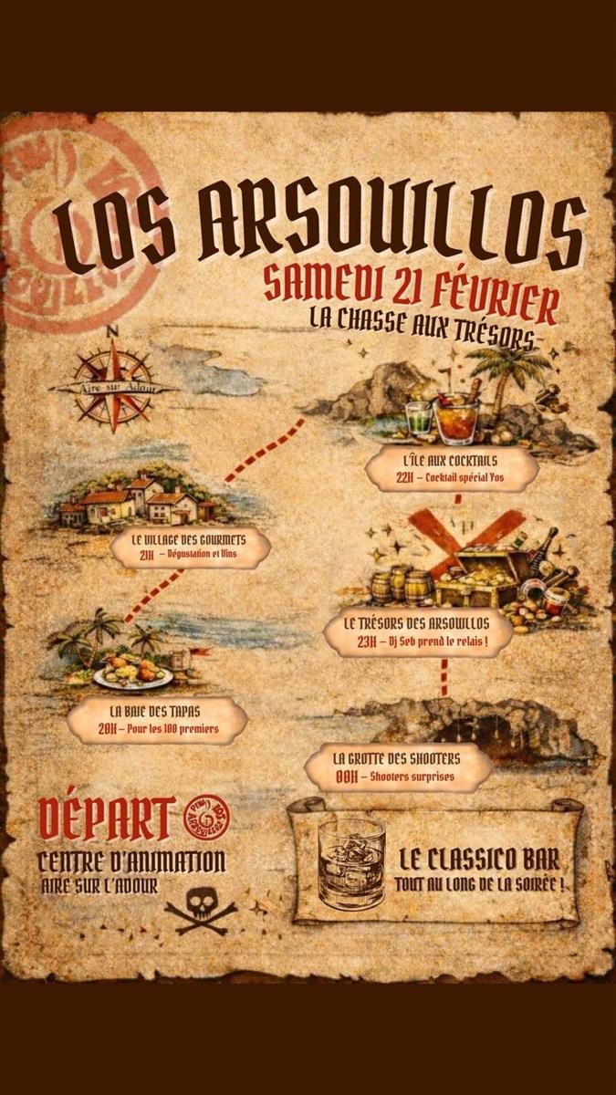 Soirée chasse au trésor des Arsouillos