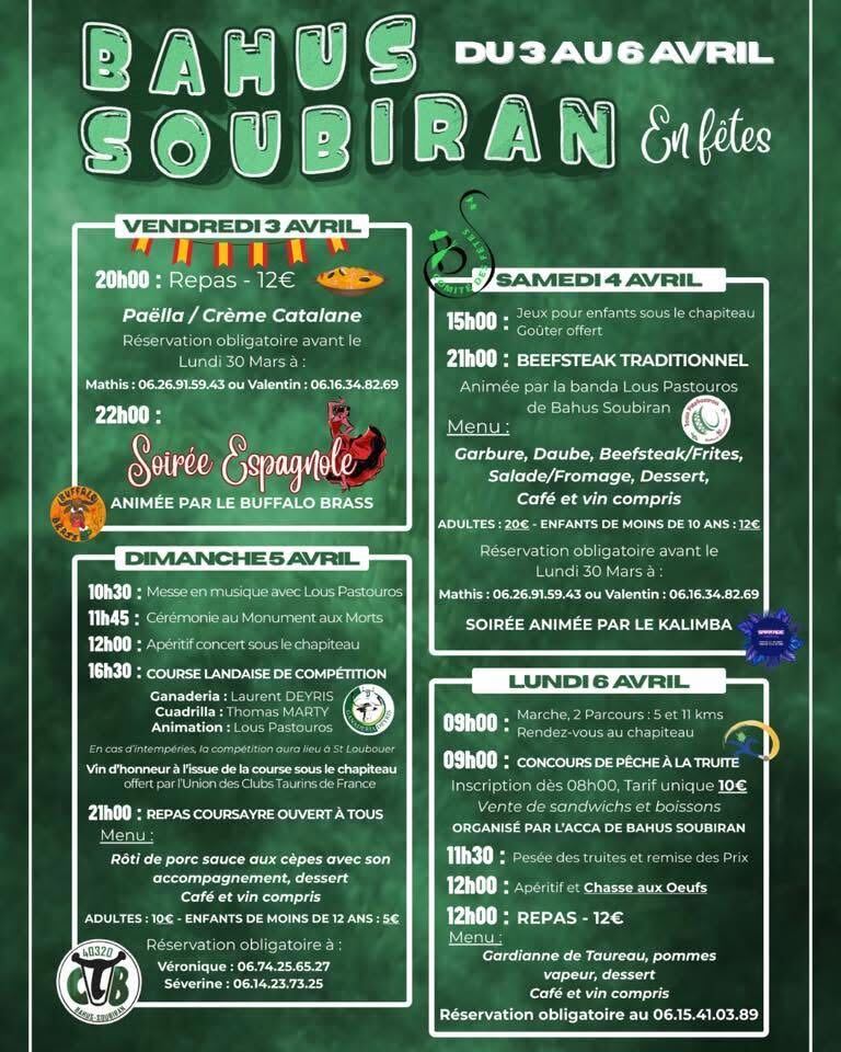 Fêtes de Bahus-Soubiran