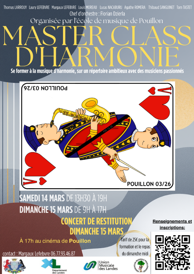MASTER CLASS D'HARMONIE